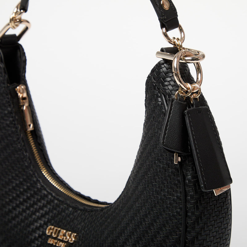 GUESS Mirema Hobo Shoulder Bag Black