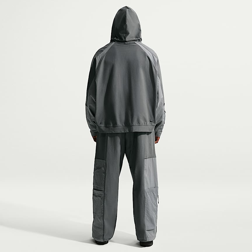 Nike Tech Men's Dri-FIT Shori Knit Utility Hoodie Iron Grey/ Pencil Point/ Black