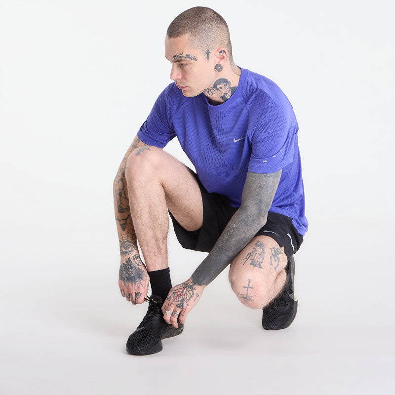 Nike Miler Men's Dri-FIT 2-in-1 5" Running Shorts Black/ Black/ Reflective Silv