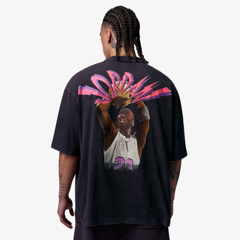 Jordan Flight Men's T-Shirt Black/ White