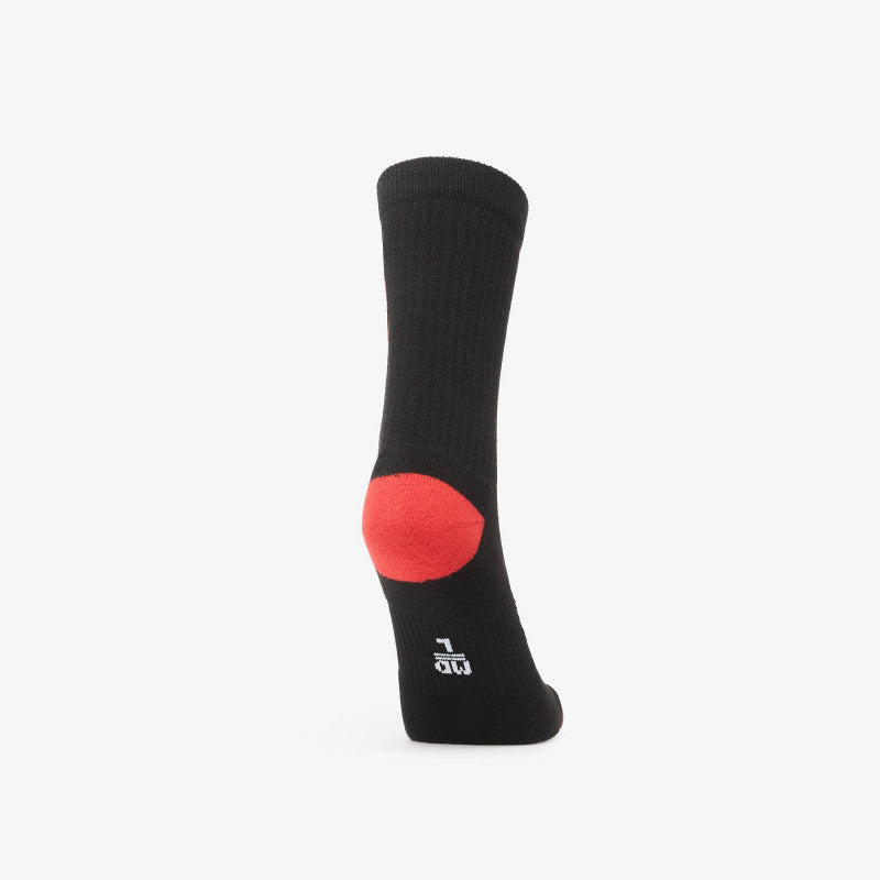 Jordan Flight Club Cushioned Crew Socks Black/ University Red/ University Red