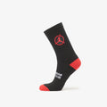 Jordan Flight Club Cushioned Crew Socks Black/ University Red/ University Red
