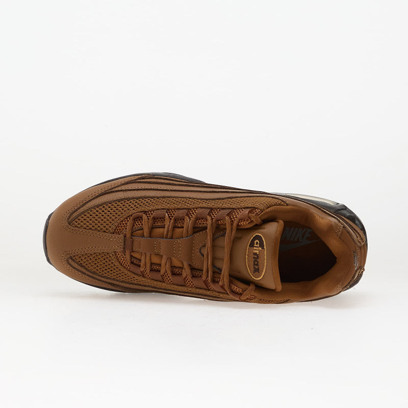 Nike Wmns Air Max 95 Big Bubble Lt British Tan/ Flax-Velvet Brown
