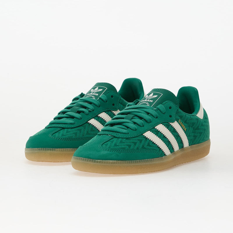 adidas Samba Og Wmns Bright Green/ Off White/ Gold Metallic 38