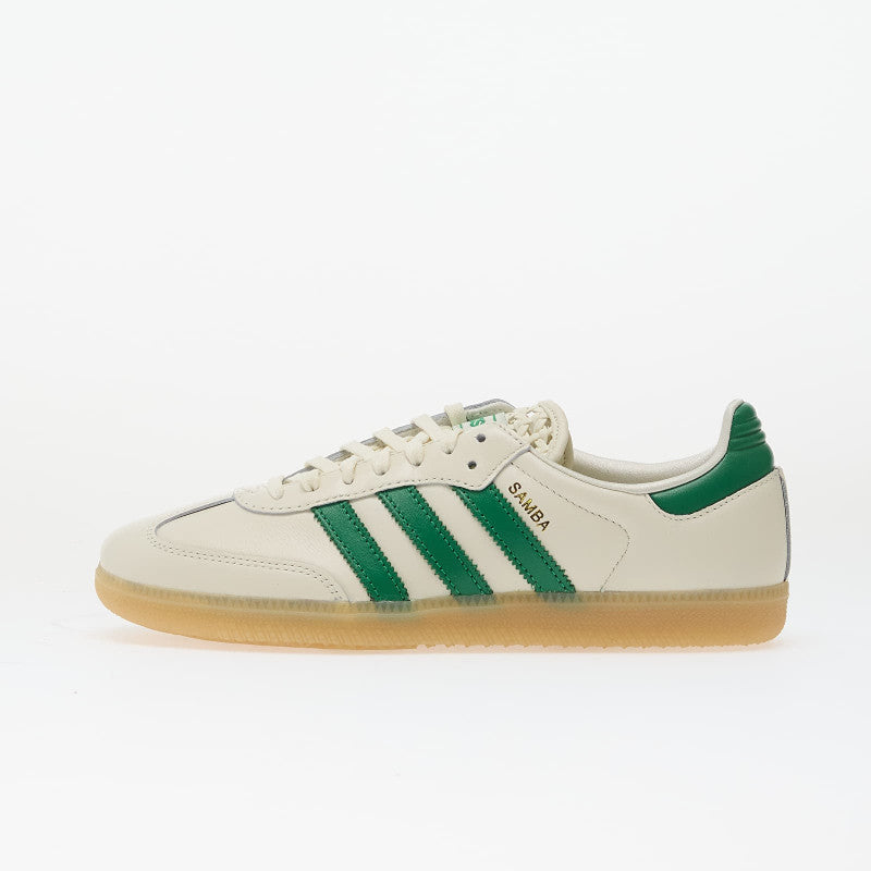 adidas Samba Og Wmns Off White/ Green/ Gold Metallic 40