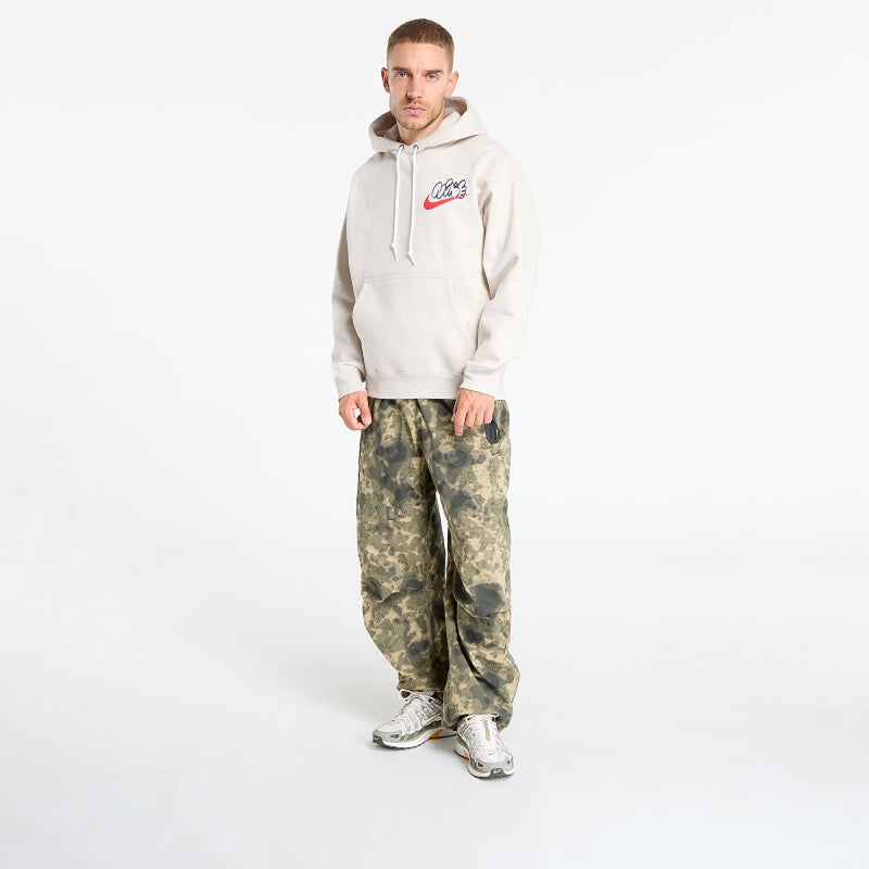 Nike Solo Swoosh Men's Fleece Hoodie Lt Orewood Brn