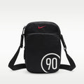 Nike Heritage Total 90 Crossbody Bag (4L) Black/ Black/ Gym Red 4