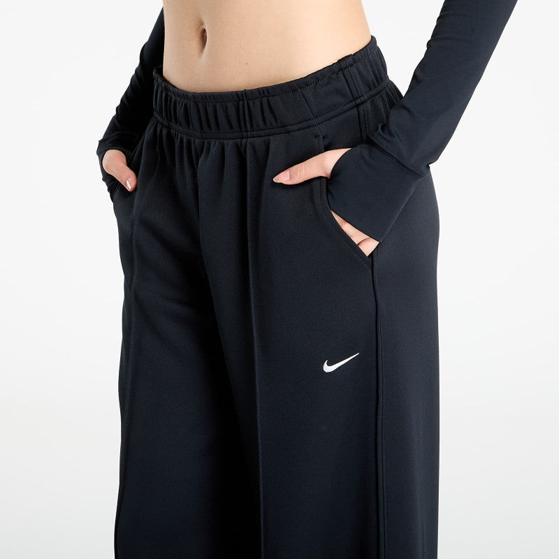 Nike Sportswear Women's Mid-Rise Wide-Leg Track Pants Black/ Black/ Sail