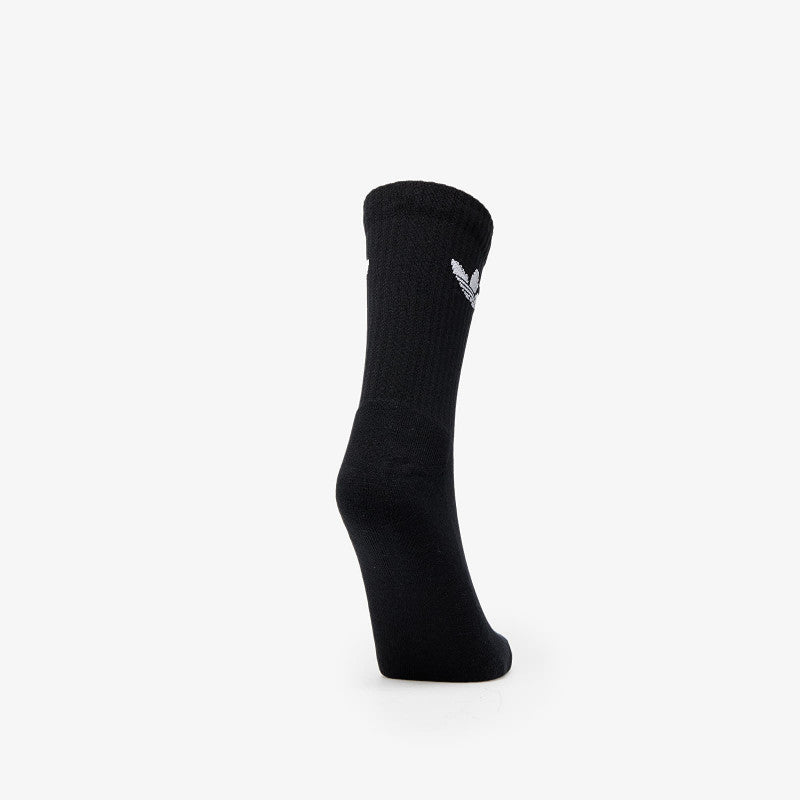 adidas Trefoil Cushion Crew Sock 6-Pack Black/ White/ Medium Grey Heather