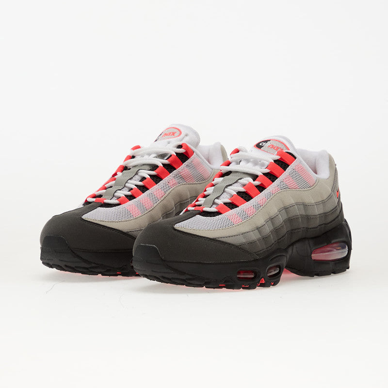Nike Air Max 95 Big Bubble Black/ Solar Red-Medium Ash-Dk Pewter