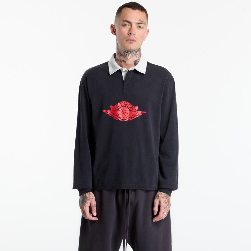 Jordan Flight Essentials Men's Rugby Top Black