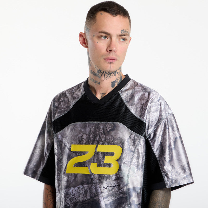 Jordan Brooklyn Men's Realtree Jersey White/ Black/ Bright Citron