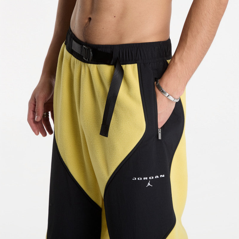 Jordan Flight Mountainside Fleece Pants Celery/ Black/ White