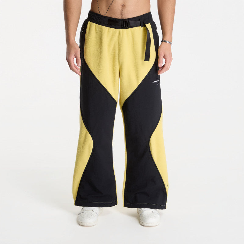 Jordan Flight Mountainside Fleece Pants Celery/ Black/ White