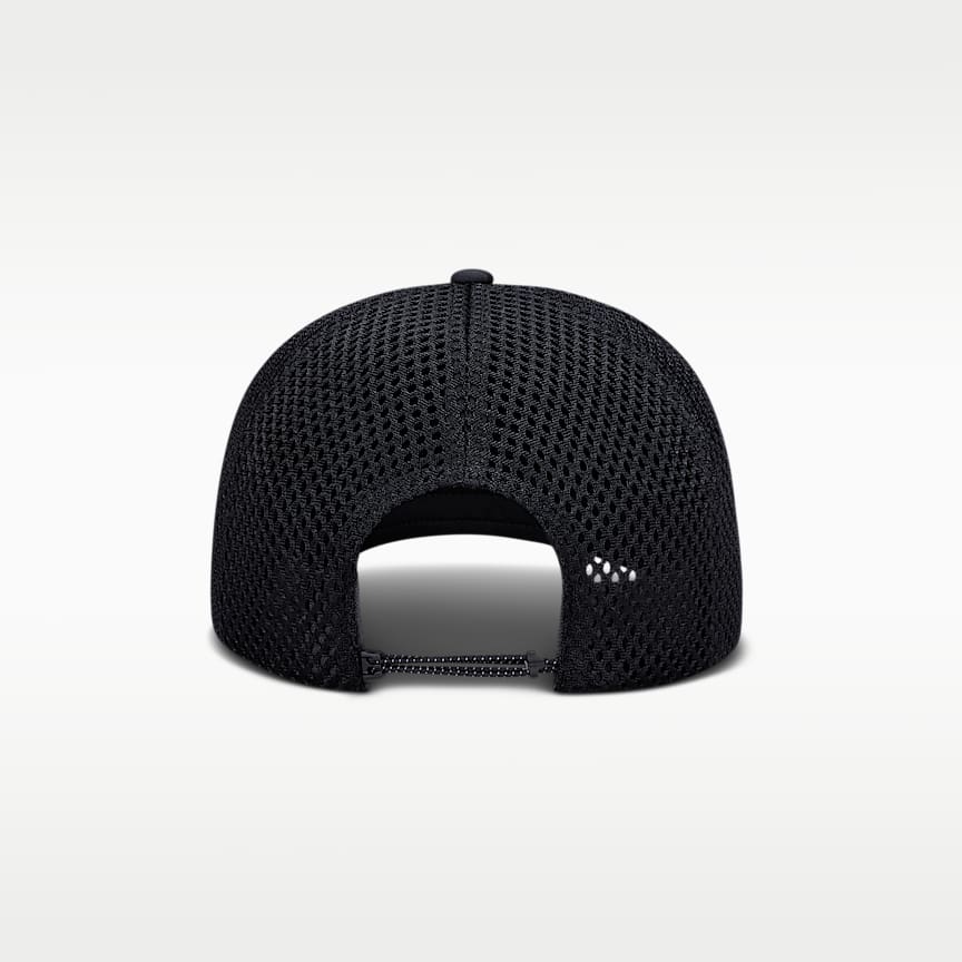 Nike Pro Dri-FIT Unstructured Swoosh Run Cap Black/ Anthracite/ Reflective Silv