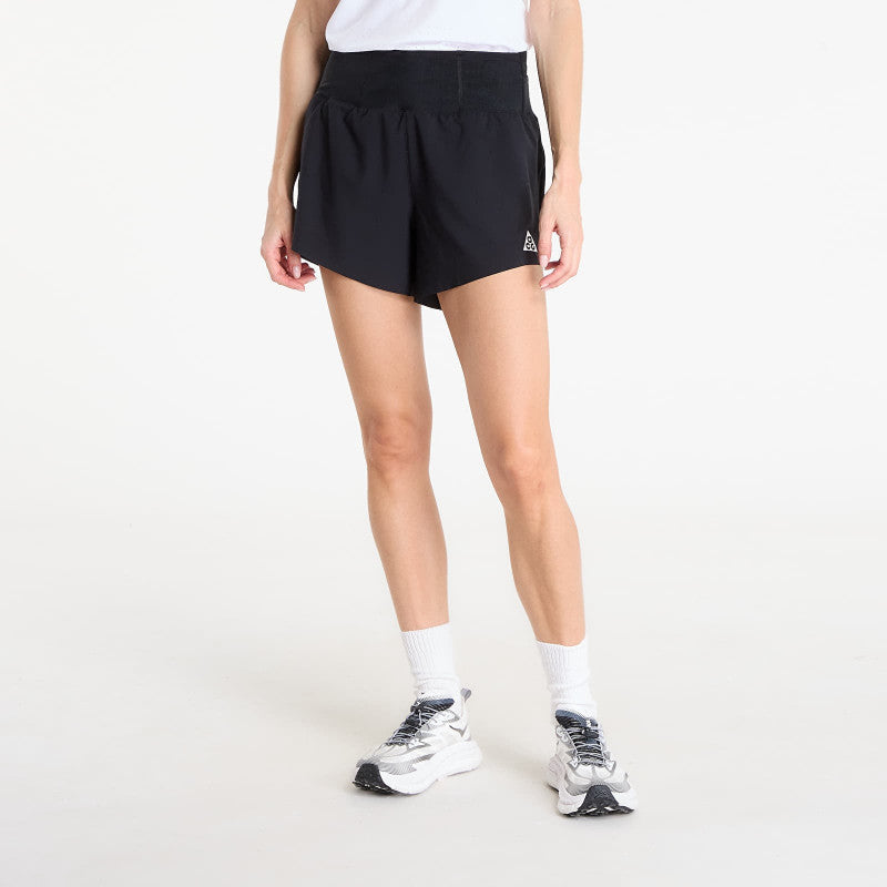 Nike ACG Women's Dri-FIT Mid-Rise Brief-Lined Trail Running Shorts Black/ Black/ Summit White