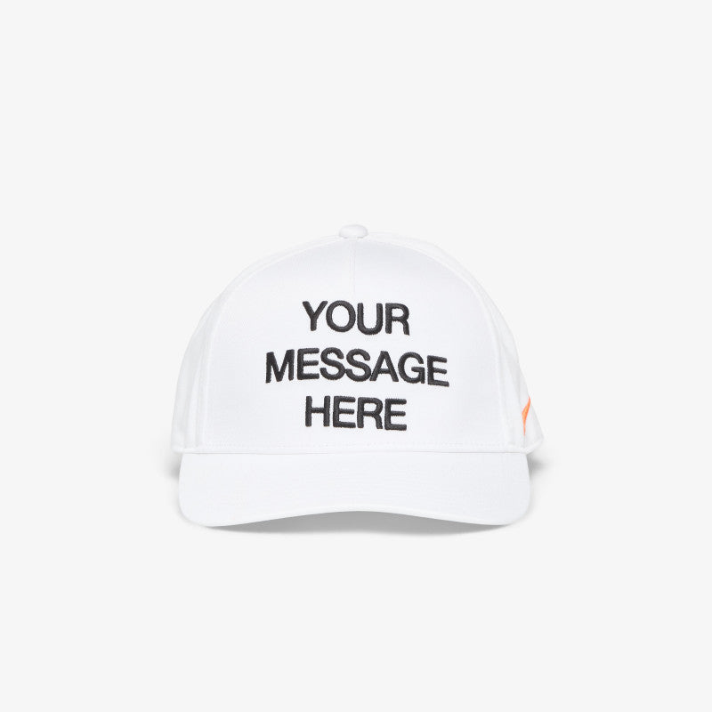 Nike Rise Structured A-Frame Cap White/ Black/ Safety Orange