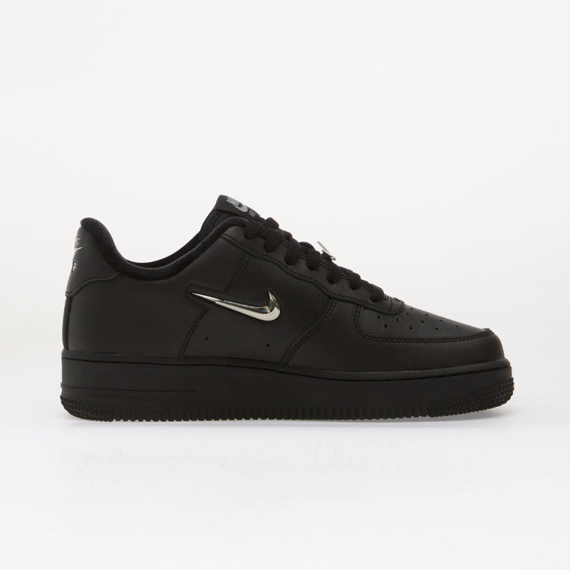 Nike Air Force 1 '07 Black/ Metallic Silver-Wolf Grey