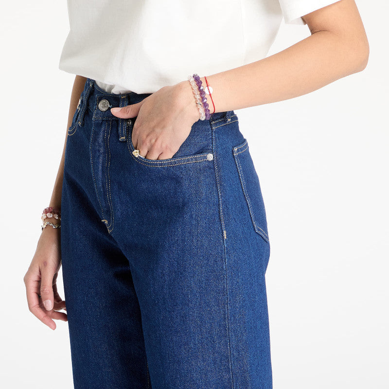 Jeansy Calvin Klein Jeans High Rise Straight Jeans Denim