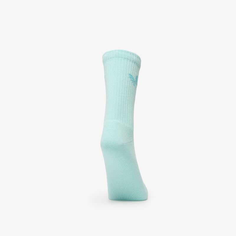 adidas Trefoil Crew Cushion Socks 6-Pack Silver Green/ Glow Pink/ Powder Yellow