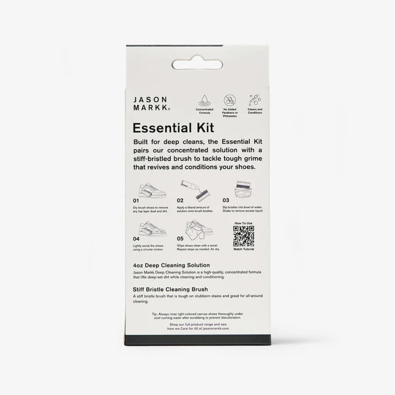 Jason Markk Essential Kit Deep Cleaning Solution 118ml / 4 oz. White