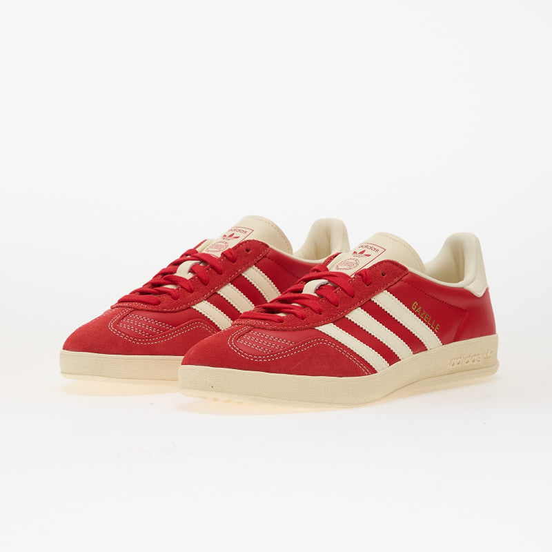 adidas Gazelle Indoor Better Scarlet/ Crew White/ Gold Metallic 36