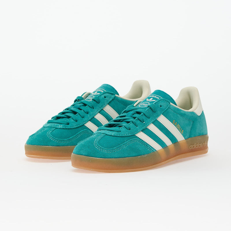 adidas Gazelle Indoor Pure Teal/ Off White/ Gold Metallic 38