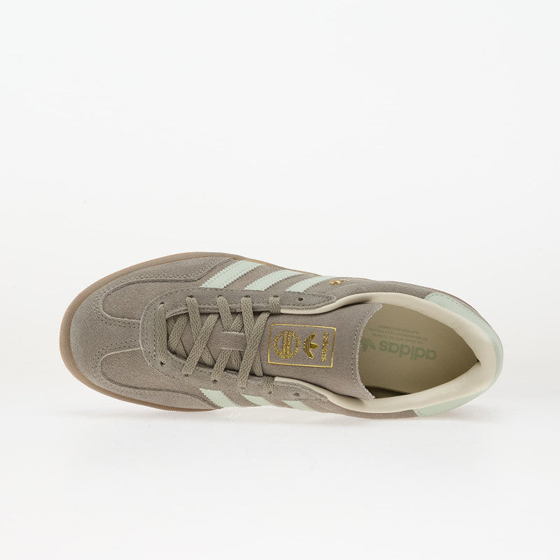 adidas Gazelle Indoor Wmns Silver Pebble/ Linen Green/ Gum5 40