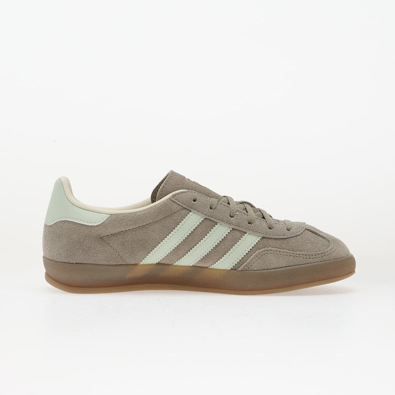adidas Gazelle Indoor Wmns Silver Pebble/ Linen Green/ Gum5 40