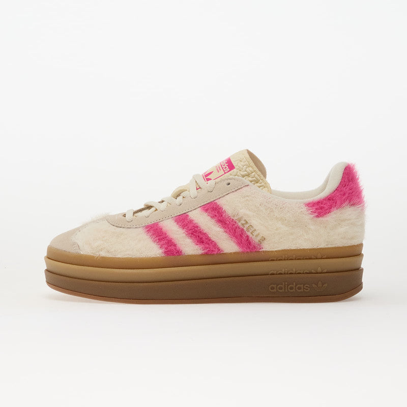 adidas Gazelle Bold Wmns Crew White/ Shock Pink/ Gold Metallic