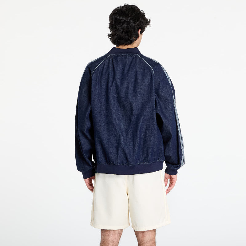 adidas SST Adicolor Loose Denim Stone Jacket Indigo Denim
