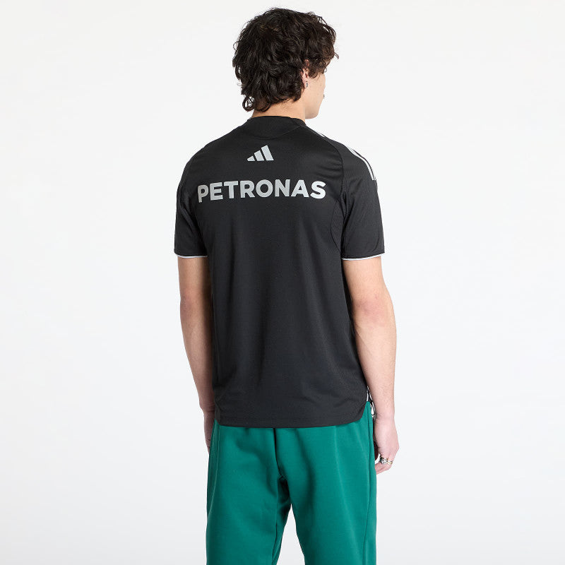 adidas x Mercedes AMG Petronas F1 Team Mechanics Jersey Black/ Black/ Reflective Silver