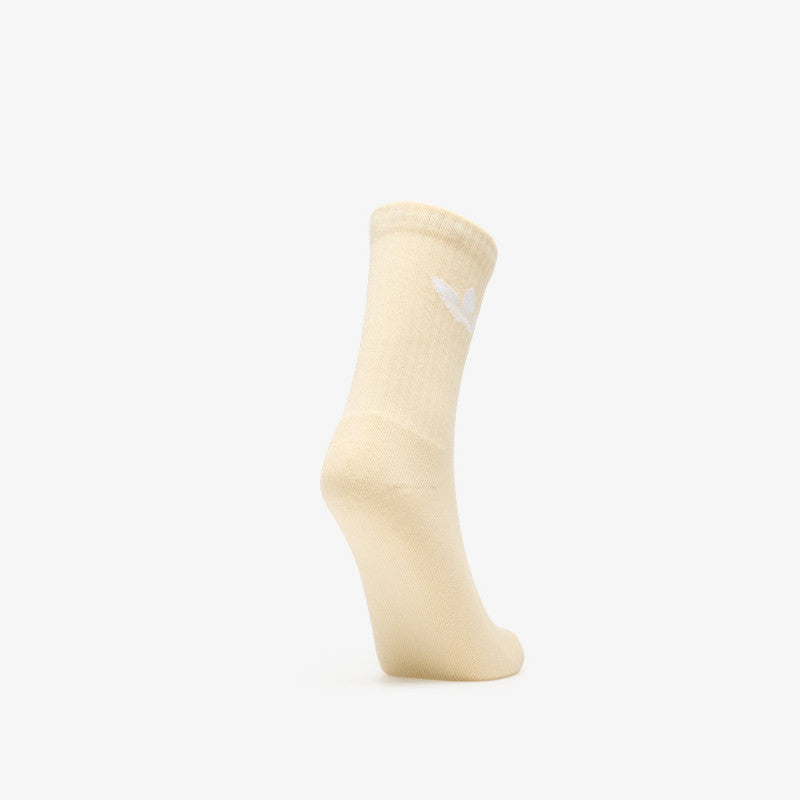 adidas Trefoil Cushion Crew Socks 6-Pack Cream White/ Wonder Quartz