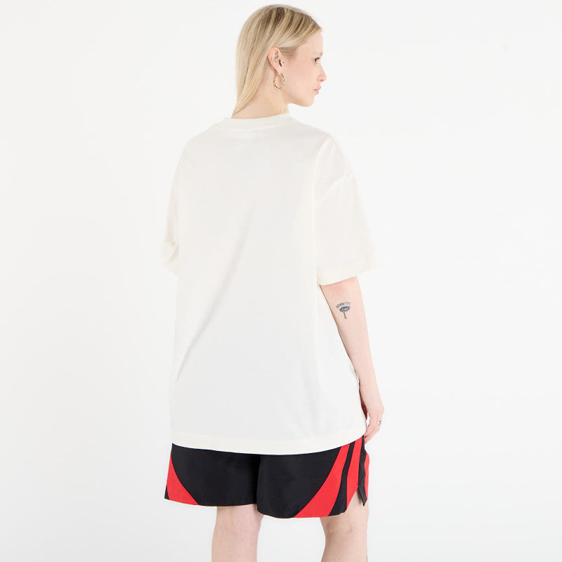 adidas Basketball T-Shirt (Gender Neutral) Off White/ Black