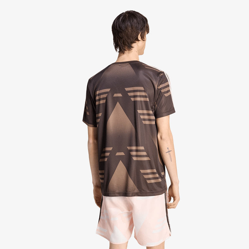 adidas Loose Sponsored Jersey Aurora Coffee