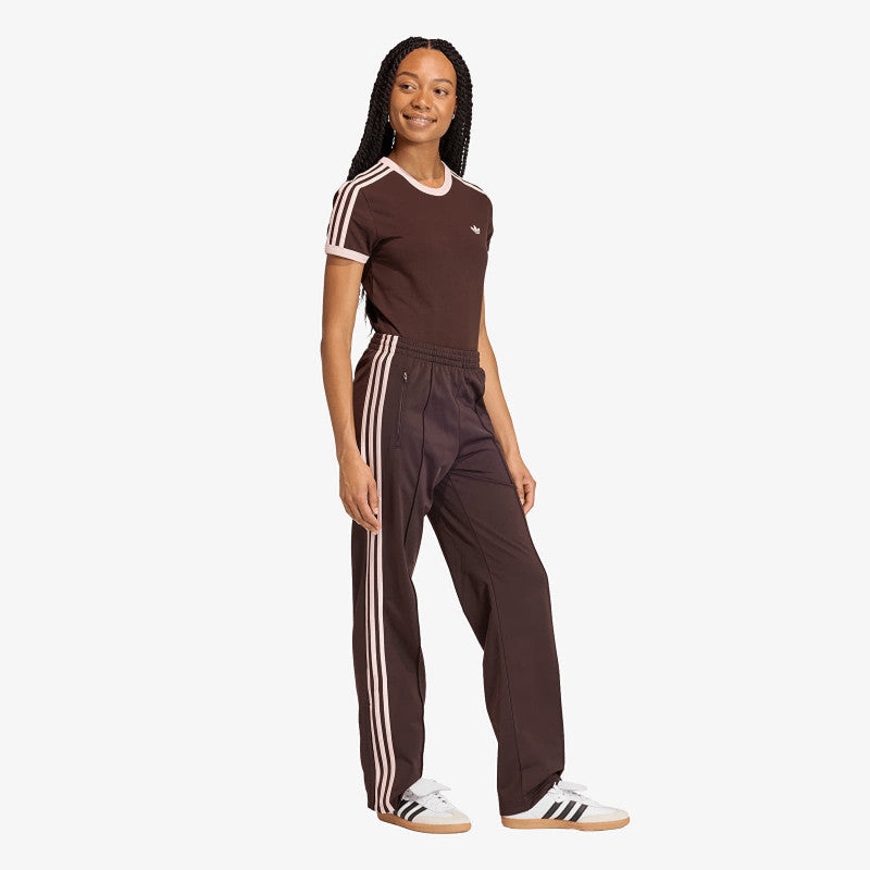adidas Firebird Classic Track Tracksuit Bottoms Aurora Coffee/ Sandy Pink