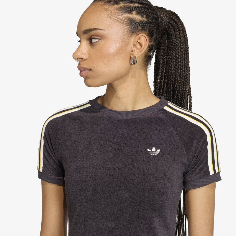 adidas Terry Towel Cali T-Shirt Black