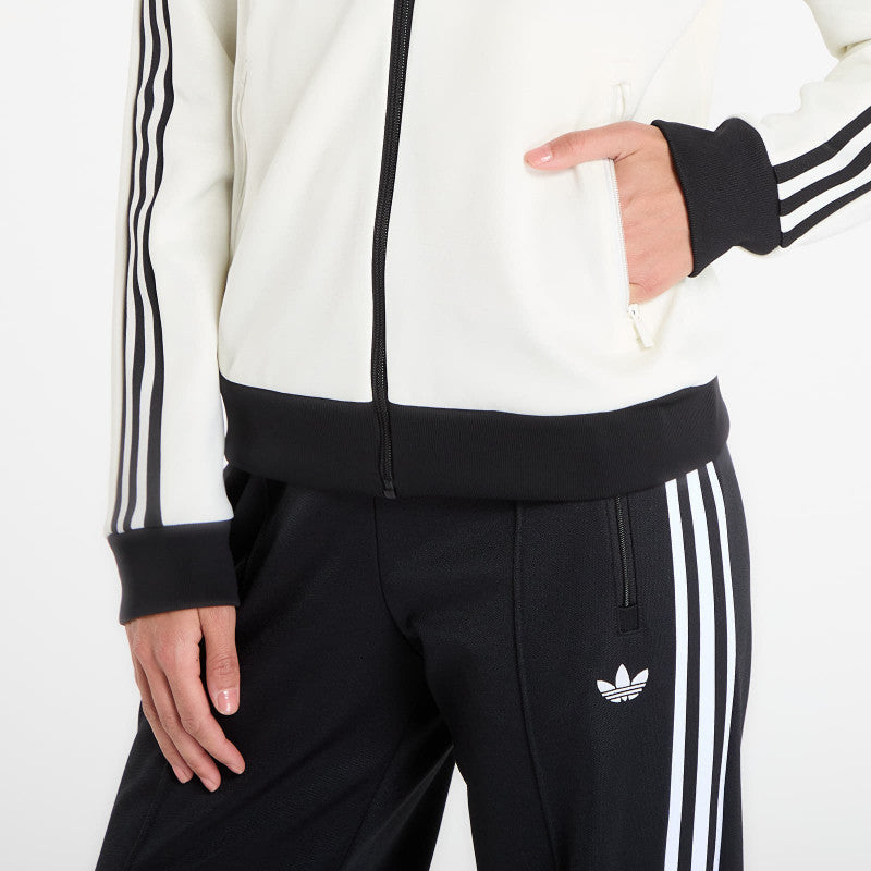 adidas Classic Track Top Off White/ Black
