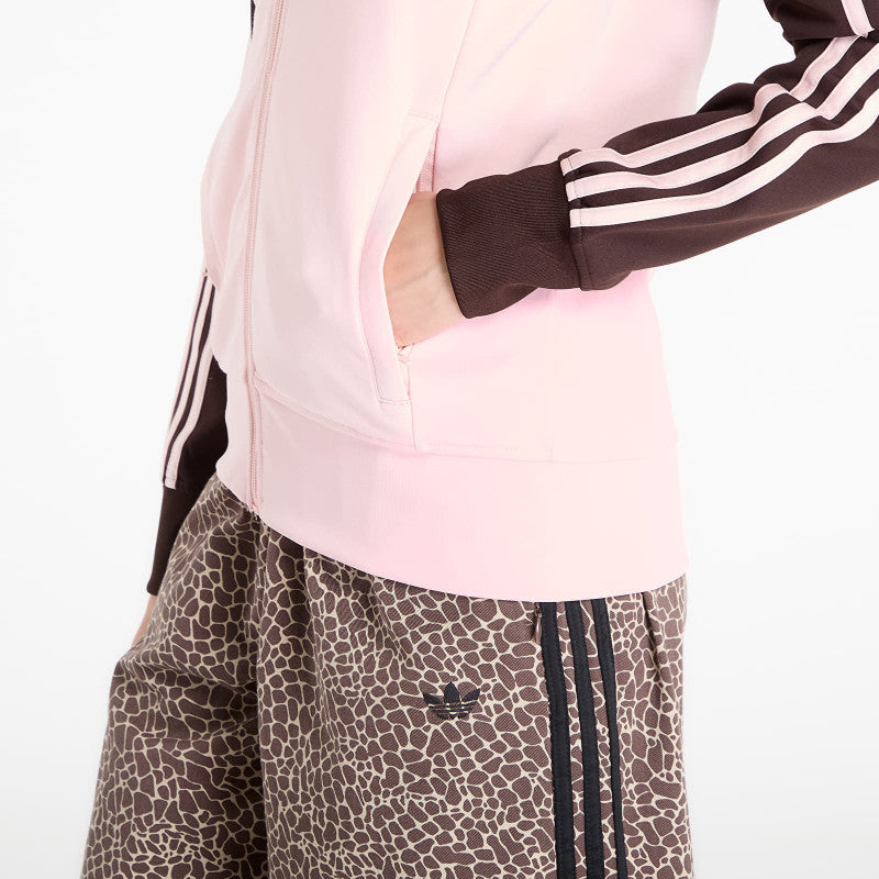 adidas Sst Classic Track Top Sandy Pink/ Aurora Coffee
