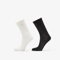 adidas Crochet Crew Socks 2 Pairs Off White/ Black