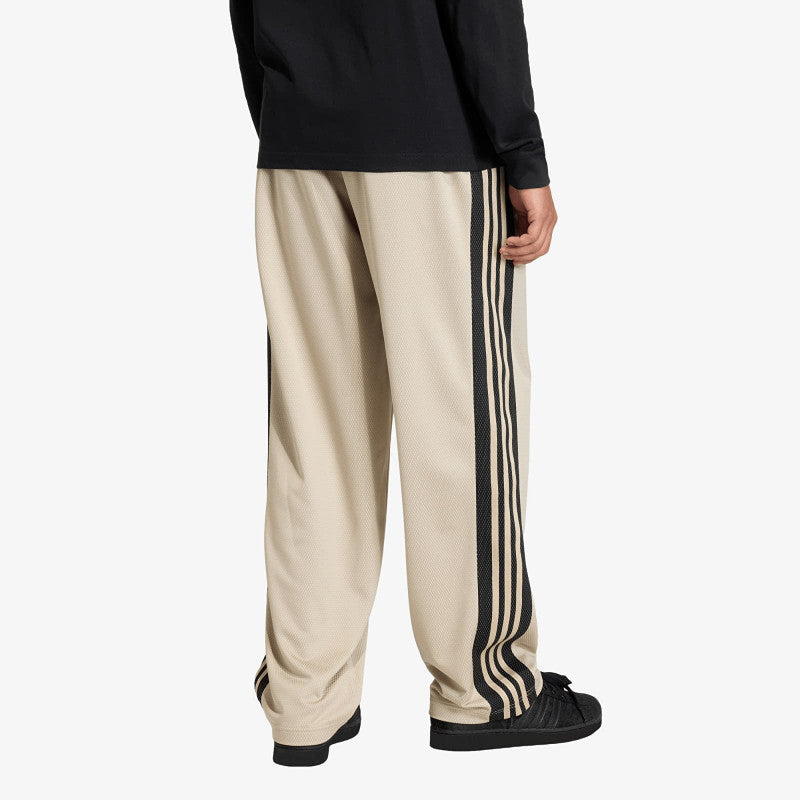 adidas Loose Mesh Tracksuit Bottoms Stone Khaki