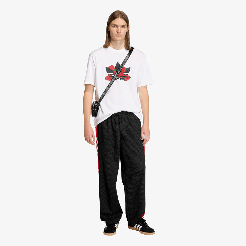 adidas Loose Mesh Tracksuit Bottoms Black