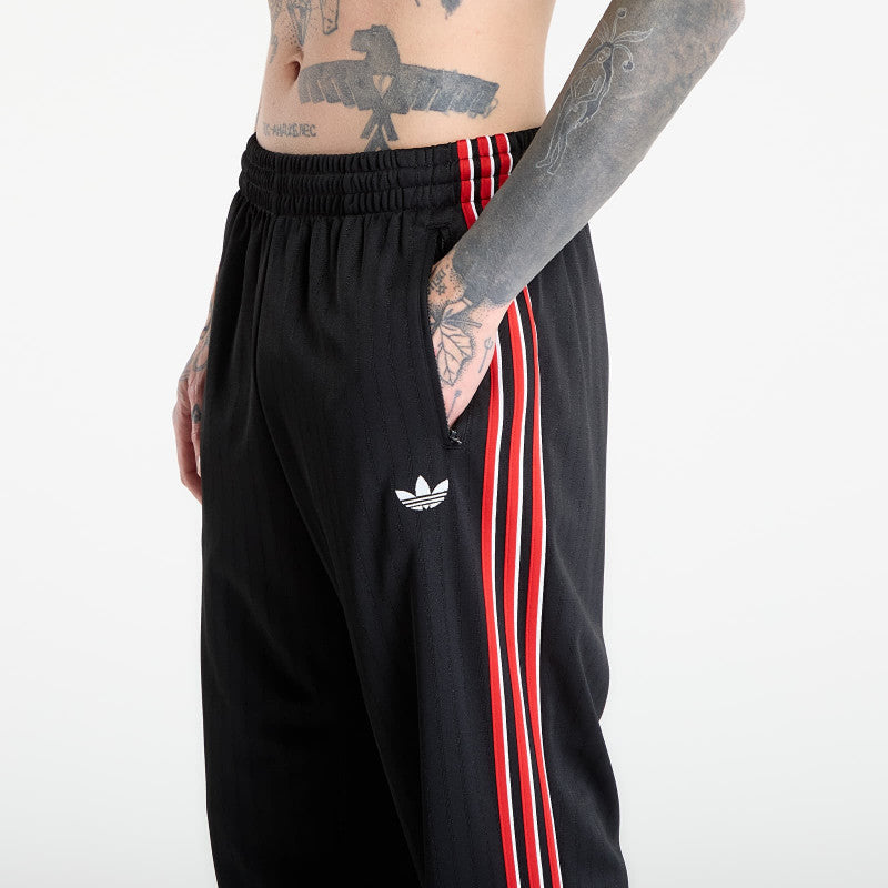 adidas Firebird Loose Pinstripes Track Tracksuit Bottoms Black