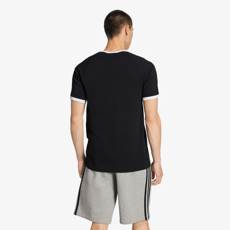 adidas 3-Stripes Slim Ringer T-Shirt Black