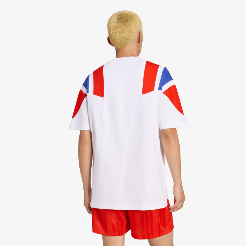 adidas FC Bayern Muenchen EQT T-Shirt White/ Red/ Semi Lucid Blue
