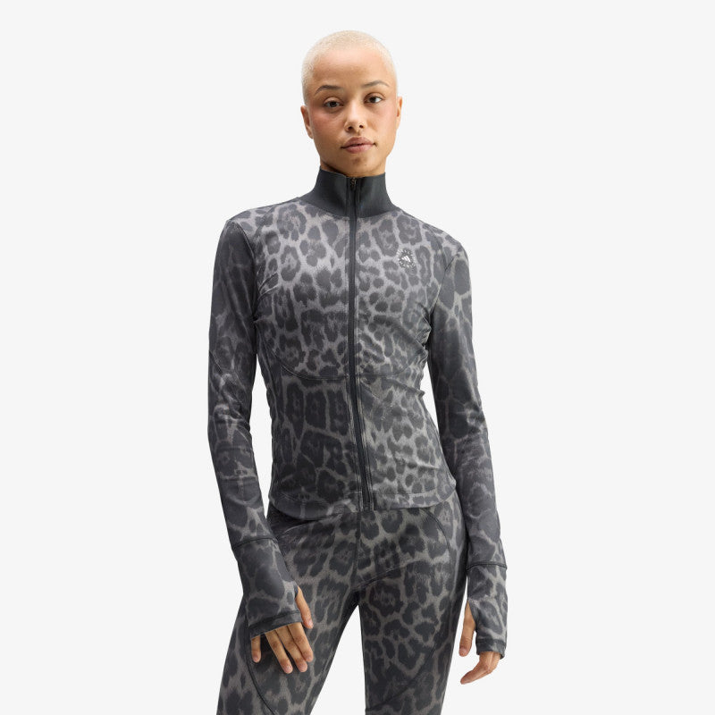 adidas by Stella McCartney Training Midlayer Printed Dove Grey/ Carbon