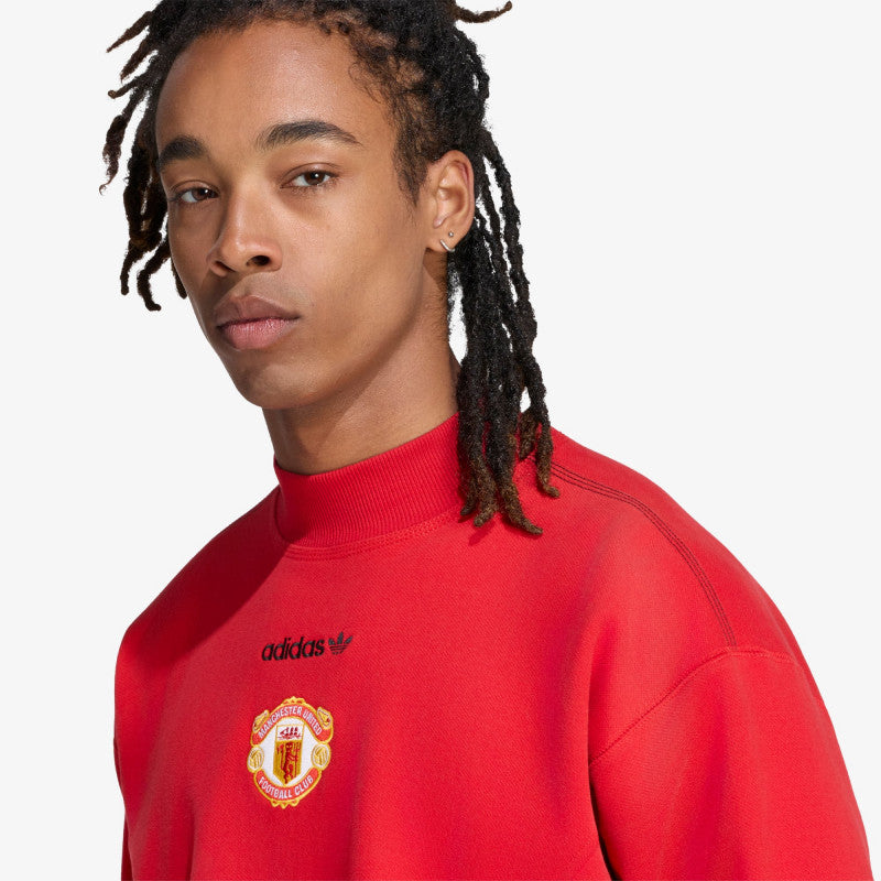 adidas Manchester United EQT Sweatshirt Mufc Red