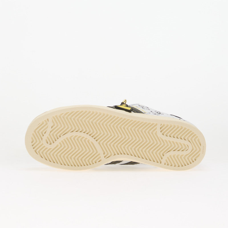 adidas x Pokemon Superstar II (Pikachu) Cloud White/ Core Black/ Gold Metallic 42