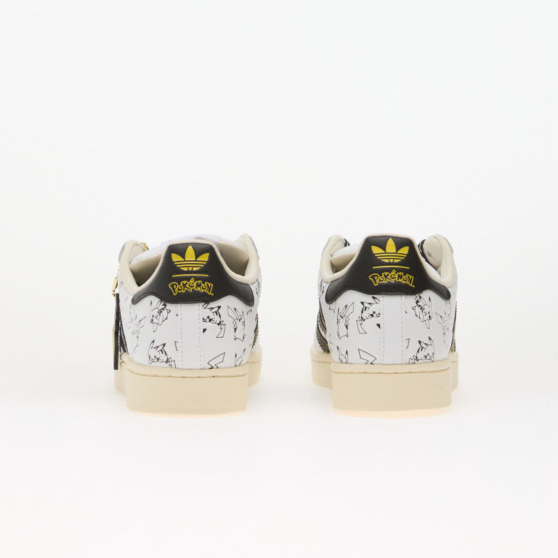 adidas x Pokemon Superstar II (Pikachu) Cloud White/ Core Black/ Gold Metallic 42