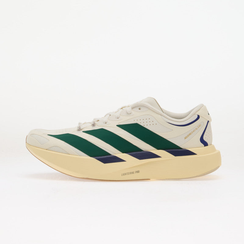 adidas Adizero EVO SL Exo Suede Core White/ Collegiate Green/ Cream White 46